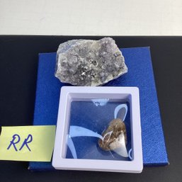 Genuine Crystal Assortment, LOT RR, Rutilated Quartz, Amethyst