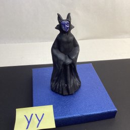 Genuine Carved Crystals, LOT YY, Shungite And Sodalite Maleficent