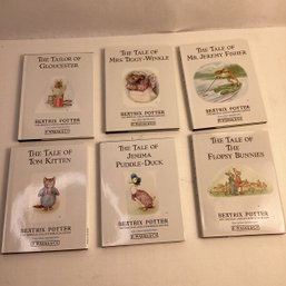 6 Beatrix Potter HC Books, 1989, Like New W/ DJ