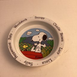 Johnson Bros. Ceramic Peanuts Character Bowl Featuring Snoopy And Woodstock