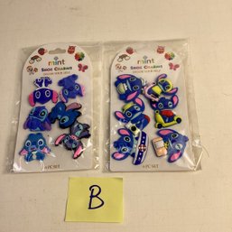 LILO And Stitch Shoe Charms, New In Package, LOT B