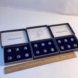 3 Sets Reed & Barton Silver Plated Tiny Apple Placeholders