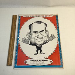 Vintage Richard Nixon Campaign File Folder, Unique, Mint Cond.