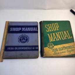 2 Antique Auto Mechanic Manuals, 36  38 Oldsmobile 6 And 8