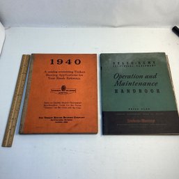 2 Antique Auto Repair Manuals, 1940 Timken Bearing Manual And Delco-Remy Battery Manual