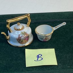 Vintage Fine Porcelain Miniatures, LOT B, LIMOGES, LASSERRE