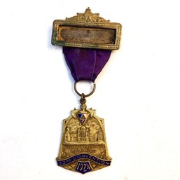 1924 Bronze Political Ribbon/medal, 33rd Canadian Parliament, Toronto