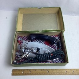 1940s Folding Travel Clothing Iron, New In Box, Works