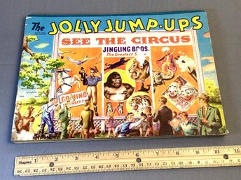 Antique Jolly Jump Ups, Pop Up Book, See The Circus