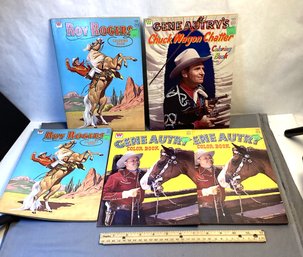 1970s Lot Of Brand New, Unused Coloring Book, Western Theme
