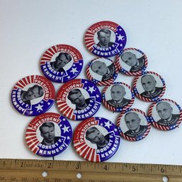 Vintage Political Pinback Button Lot, RFK And Harry Truman
