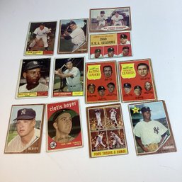TOPPS 1962 Yankees Baseball Cards (11)