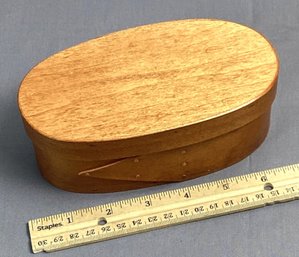 Well Crafted Country Wooden Tinder Box, W/ Candles, Matches, Etc.