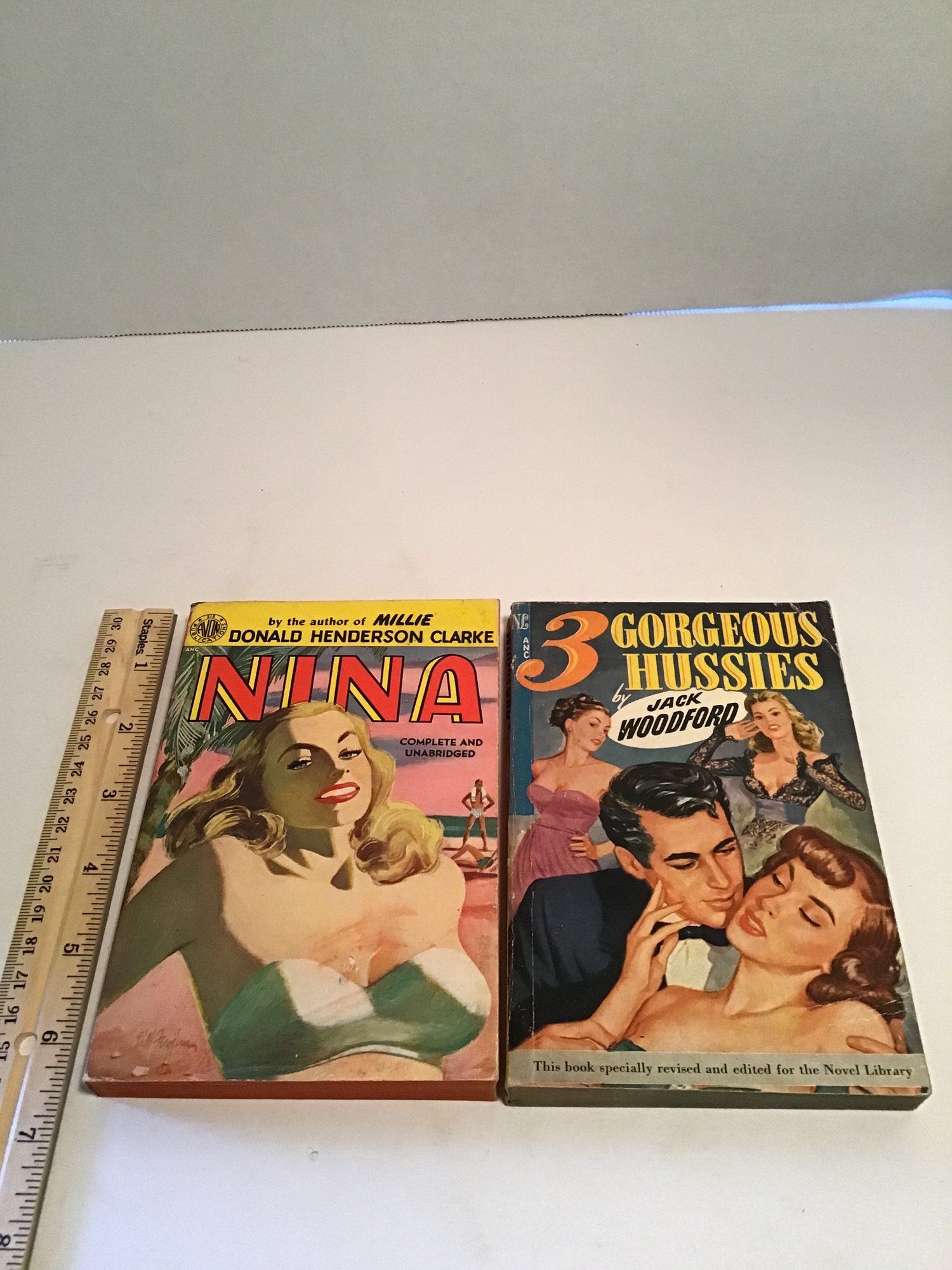 Pulp Paperbacks 2 Pulp Fiction Paperbacks, 1930s, Nina And 3 Gorgeous Hussies #1591 ...