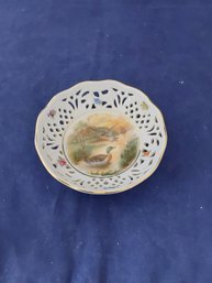 Vintage Reticulated Edge Dish
