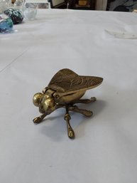 Vintage Brass Fly Trinket
