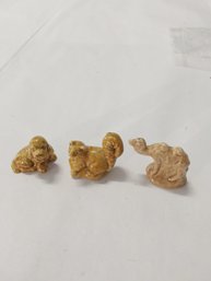 Lot Of 3 Red Rose Tea Wade Figurine