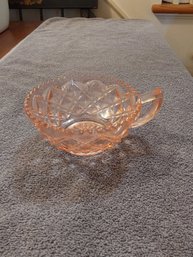 Pink Glass Dish
