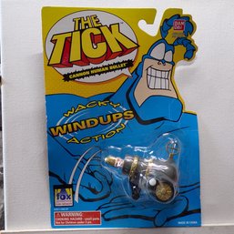 Vintage (Bandai) The Tick Collectible Action Figure Windups 'Cannon Human Bullet' NEW In Packaging