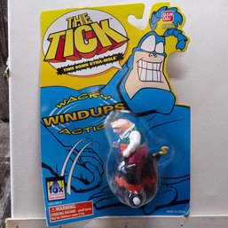 Vintage (Bandai) The Tick Collectible Action Figure Windups 'Time Bomb Dyna-Mole' NEW In Packaging