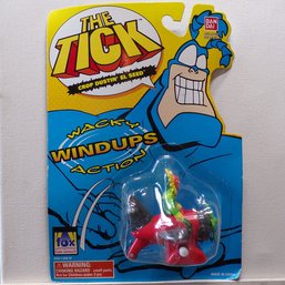 Vintage (Bandai) The Tick Collectible Action Figure Windups 'Crop Dustin' El Seed' NEW In Packaging