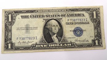 1935-E $1 Silver Certificate (One Dollar Blue Seal) Lightly Circulated