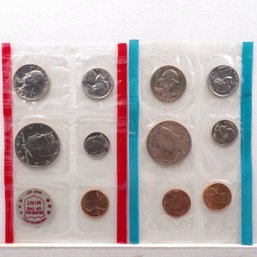 1972 P & D Mint Uncirculated Set (With S-Mint Cent, 1 Token & 11 Coins) Proof-Like GEM BU OGP