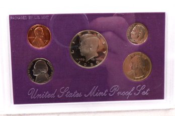 1989-S United States Mint Proof Set (5 Coins) Cameo GEM Brilliant Uncirculated, OGP