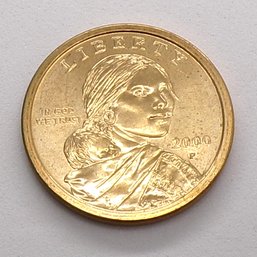 GEM BU 2000-P Sacagawea Golden Dollar
