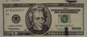 1996 $20 Federal Reserve Note