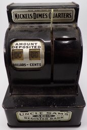 Vintage Cash Machine Style Change Bank