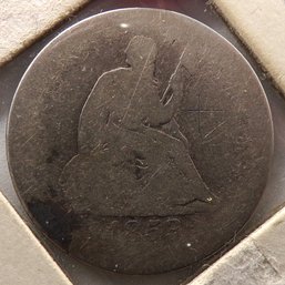 1853 Seated Liberty Silver Quarter Dollar (Type 2, Arrows And Rays)