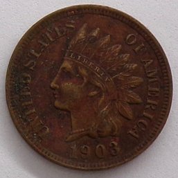1903 Indian Head Cent AU/BU (Full Bold Liberty)