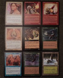 9 (Nine) Magic The Gathering Cards