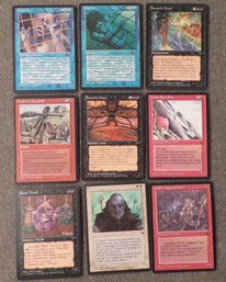 9 (Nine) Magic The Gathering Cards