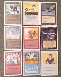 9 (Nine) Magic The Gathering Cards