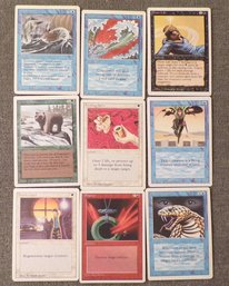 9 (Nine) Magic The Gathering Cards