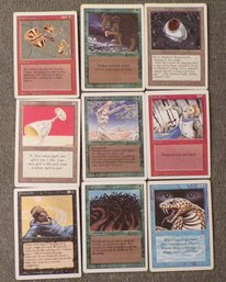 9 (Nine) Magic The Gathering Cards