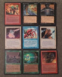 9 (Nine) Magic The Gathering Cards