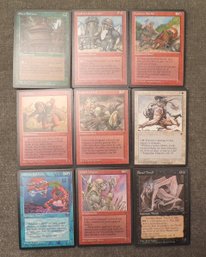 9 (Nine) Magic The Gathering Cards