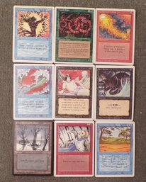 9 (Nine) Magic The Gathering Cards