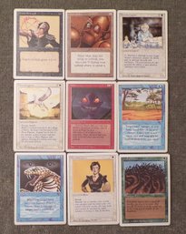 9 (Nine) Magic The Gathering Cards