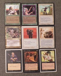 9 (Nine) Magic The Gathering Cards