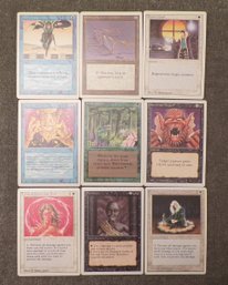 9 (Nine) Magic The Gathering Cards