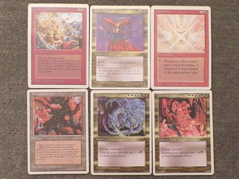 6 (Six) Magic The Gathering Cards