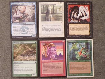 6 (Six) Magic The Gathering Cards