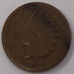 1864 Bronze Indian Head Cent