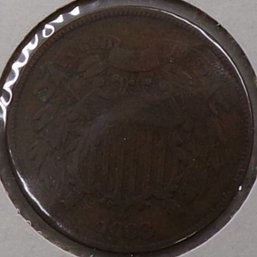 1868 Two-Cent Piece (Scarce Date)