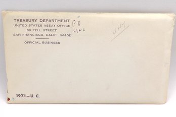 1971 P & D Mint Unc Set (With S-Mint Cent, 1 Token & 11 Coins) Proof-Like GEM BU OGP W/Envelope