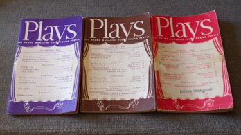 Vintage Books, (3) 'Plays' The Drama Magazine For Young People: 10-1967, 1-1968 & 11-1969